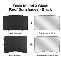 Tesla Model 3 Glass Roof Sunshade