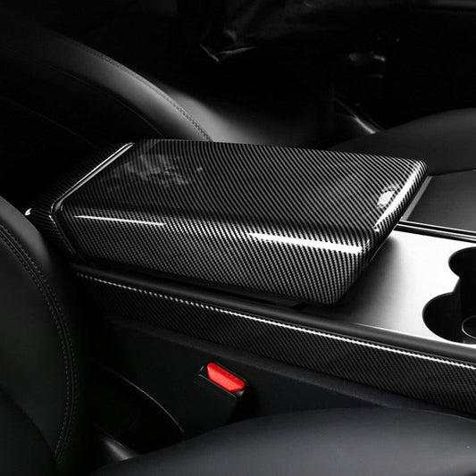 Armrest Cover Protector (Carbon Fiber, Alcantara)