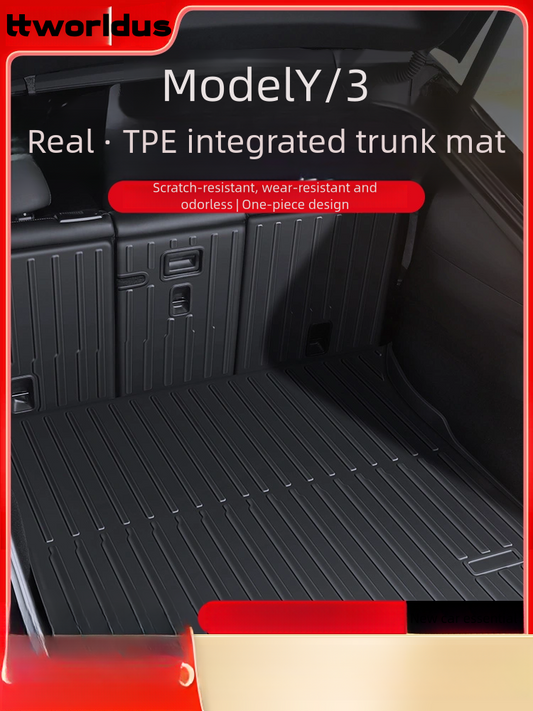 Tesla modelY3 trunk mat TPE front and rear trunk mat