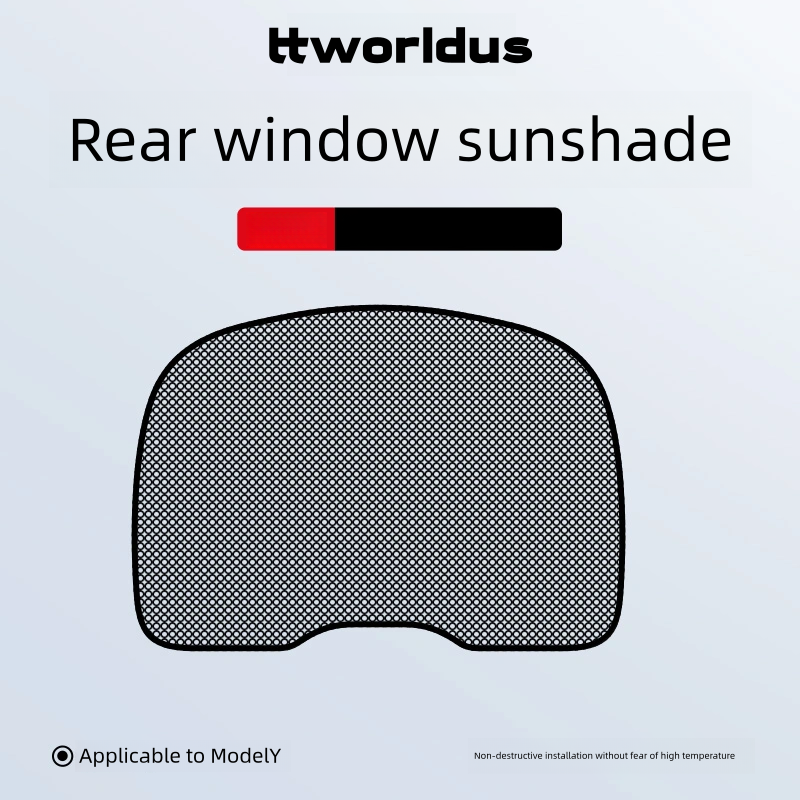 Suitable for Tesla Model Y special rear sunroof hatchback sunshade car roof sun protection and heat insulation accessories