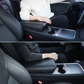 Armrest Cover Protector (Carbon Fiber, Alcantara)