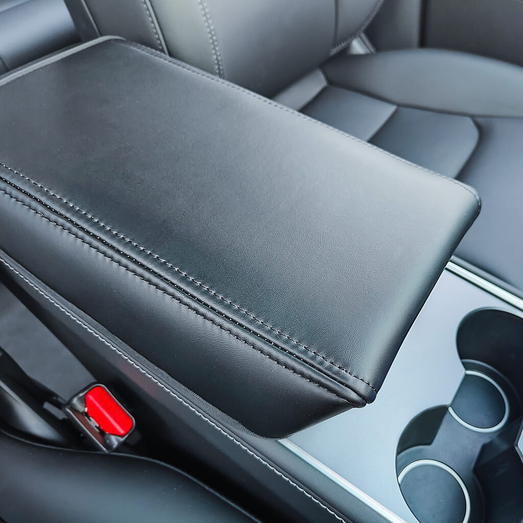 Armrest Cover Protector (Carbon Fiber, Alcantara)