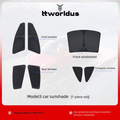 Tesla model3Y sunshade