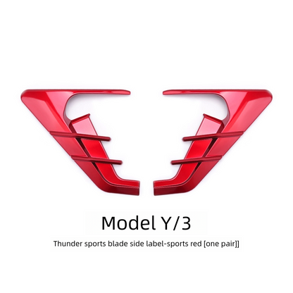 Tesla Model 3/Y camera protective cover comes standard with decoration on the side